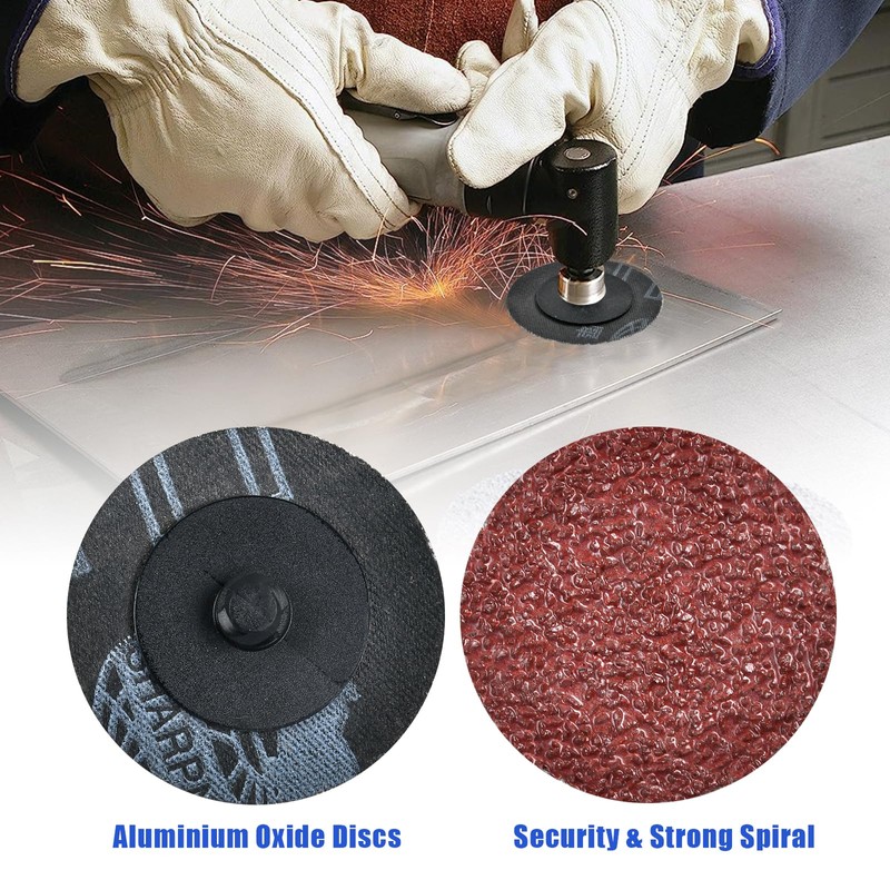 Aemygo 200 Pcs 2 inch Sanding Discs Set, Disc Aluminum
