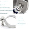 AKIHISA 2 Pcs 27/32 Inch Heavy Duty Rigid Handleless Flat