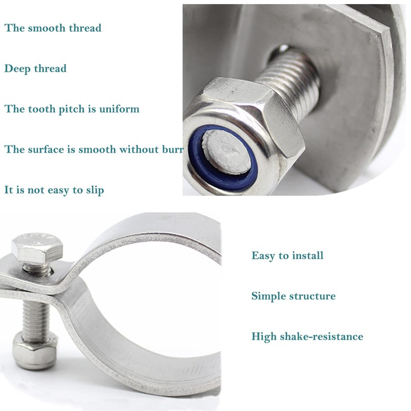 AKIHISA 2 Pcs 27/32 Inch Heavy Duty Rigid Handleless Flat