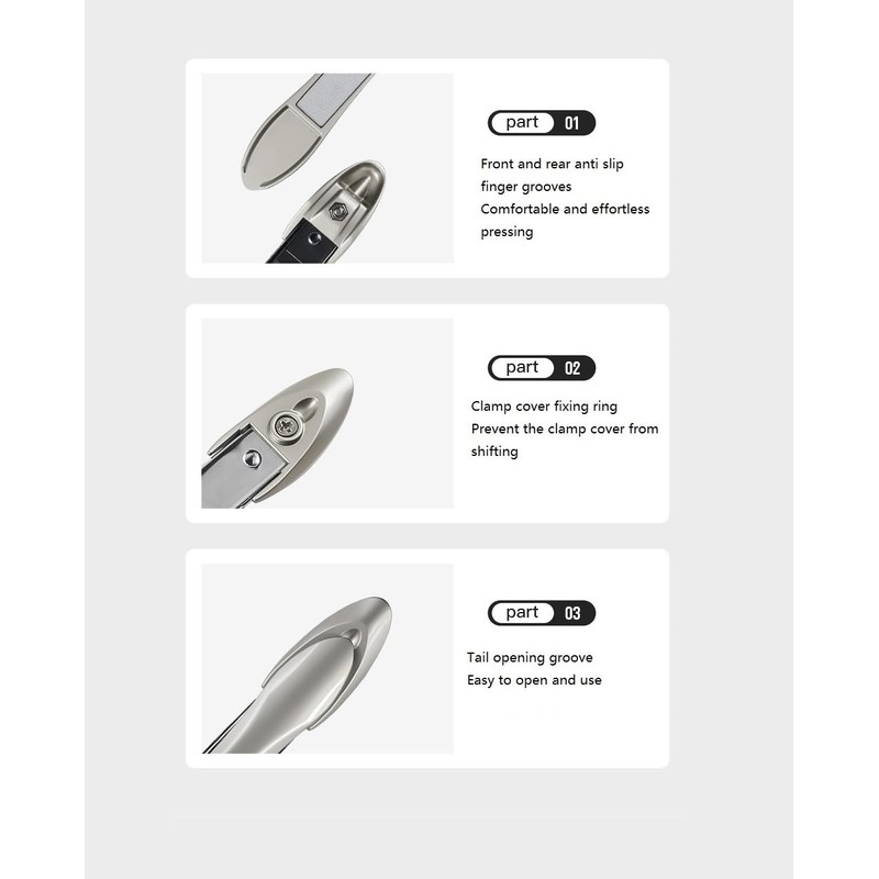 ztpato Anti-Splash Sharp self-Collecting Manicure Tools, Nail Scissors, Nail Clippers