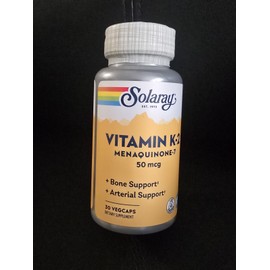 Solaray Solary Vitamin K-2 Menaquinone-7 50mcg