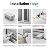 2 Pack Sliding Door Safety Lock - Child Proof Window