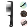 Baluue 2pcs Portable Wide Tooth Comb for Curly Long Hair