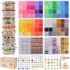 wuzoe Friendship Bracelet Kit, 16888pcs, 96 Colors Polymer Clay Beads