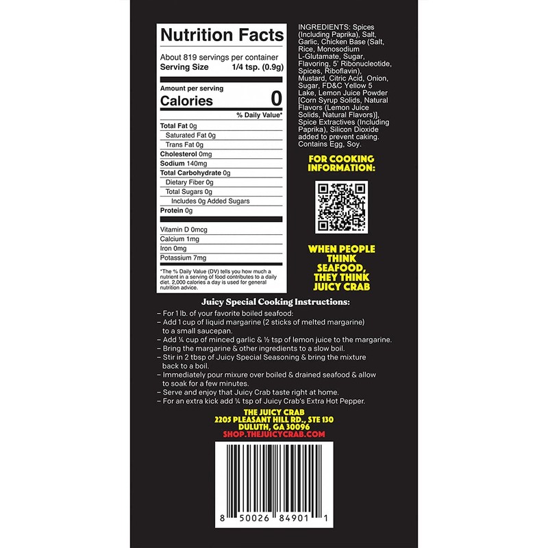 Juicy Special Cajun Seafood Marinade Seasoning by The Juicy Crab
