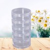 Diamond Storage Box Bead Storage Containers Clear Plastic Cylinder Bead