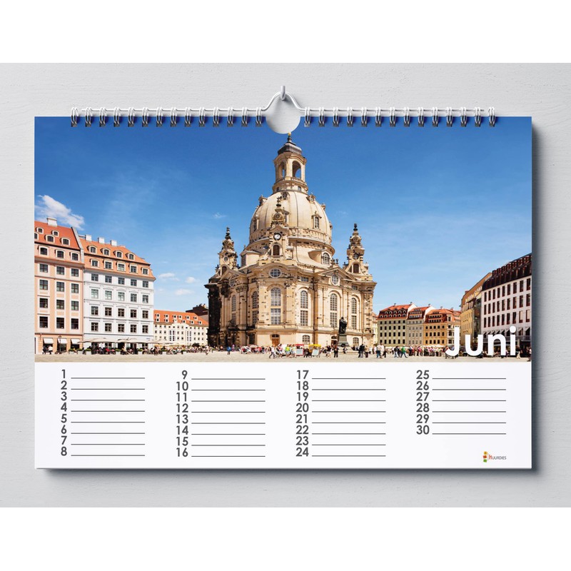 Huurdies ® - German Cities Birthday Calendar - 35 x