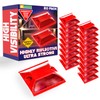 20 Pack Commercial Reflective Road Pavement and Driveway Marker (Red)