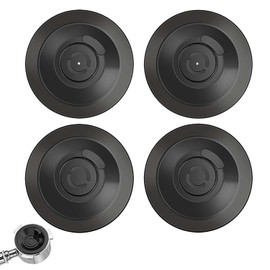 YLAOSIOA Espresso Backflush Cleaning Disc Set for Breville Espresso Machines – 54mm (4 Pack, 2 With Holes + 2 Without Holes), Compatible with Cleaning Tablets