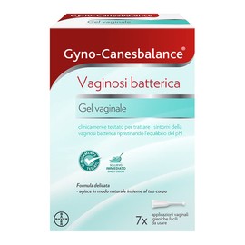 Gyno-Canesbalance Contro La Vaginosi Batterica Trattamento Gel Vaginale 7 Flaconcini Applicatori Igienici Monouso 5ml