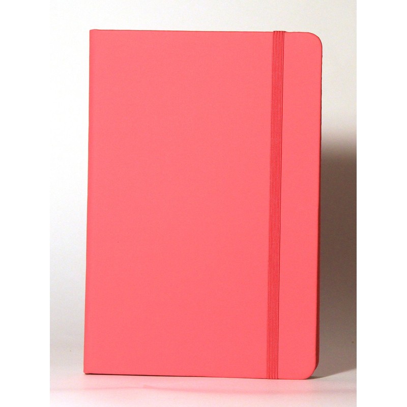 Tiger notables A5 lined ruled notebook with leather effect cover