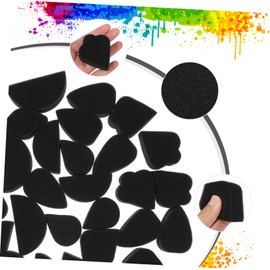 COHEALI Makeup Sponge Pottery Crafts 28 Pcs Shaped Sponges Face Painting Tools Versatile for Events Parties DIY Projects