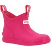 Xtratuf Ankle Deck Boot Rain, Neon Pink, 4 US Unisex