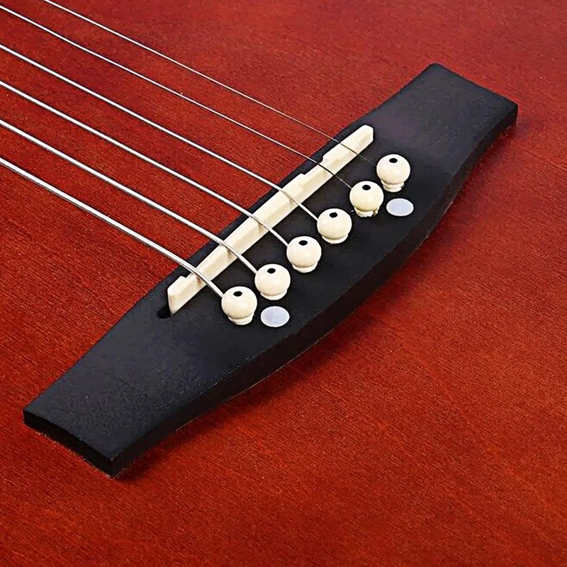 1 Set of 12 String Real Bone Slotted Saddle Nut