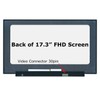 SCREENARAMA New Screen Replacement for B173HAN04.3, FHD 1920x1080, Matte, LCD
