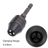 Bestgle 0.3-8mm Keyless Drill Chuck Conversion Tool Quick Change Screwdriver