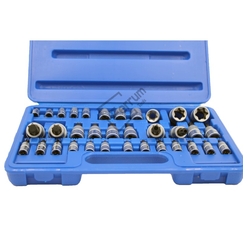 Ferrum Master Torx Bit Socket Set (34 PCS)