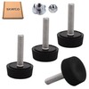 SKIR'CO 4 pcs, Furniture Leveling Feet M5 x 20 mm,