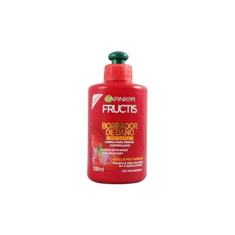 Garnier Crema Para Peinar Borrador De Daño Postquímica300 Ml