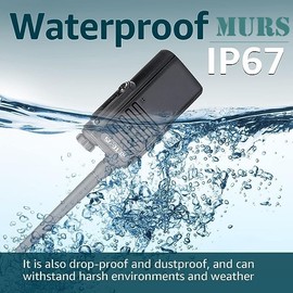 Retevis RT47V MURS Radios, 2 Way Radios with Shoulder Mic, IP67 Waterproof Walkie Talkies, Rechargeable, Walkie Talkie for Hunting, Boating, Fishing, Surfing, Camping(2 Pack)