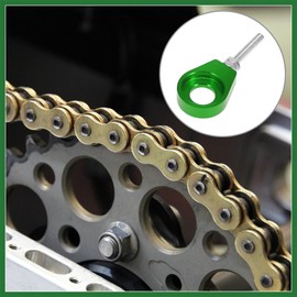Motoforti 2pcs 15mm Dia Hole Chain Axle Adjuster Replacement for Motorbike Long-lasting