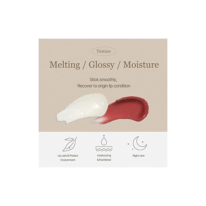 MIXSOON Vegan Melting Lip Balm - Bálsamo Labial Vegano Transparente
