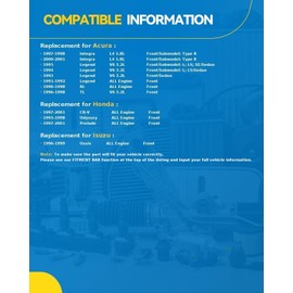 PHILTOP Front Brake Pads and Rotors kit Fit for Honda 1997-2001 CR-V, Honda 1997-2001 Prelude, Honda 1995-1998 Odyssey, Acura 1996-1998 RL, 11” Front Brakes Rotors Automotive Replacement Brake kits