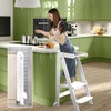 Foldable Toddler Tower 95% Preassembled Kitchen Stool Helper Folding Step