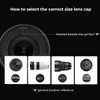 K&F Concept 77MM Lens Cap Snap-on Front Camera Lens Cover