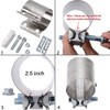Stainless Steel 2.5" Butt Joint Exhaust Clamp (2Pcs)