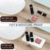 4PCS Water Absorbing Stone Tray, Quick Drying Diatomite Stone Sink