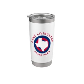 Lake Livingston State Park Texas TX Bullseye Trip Souvenir Stainless Steel Insulated Tumbler
