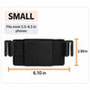 Outdoor Running Mini Invisible Waist Pack Fitted Stretch Pocket Invisible
