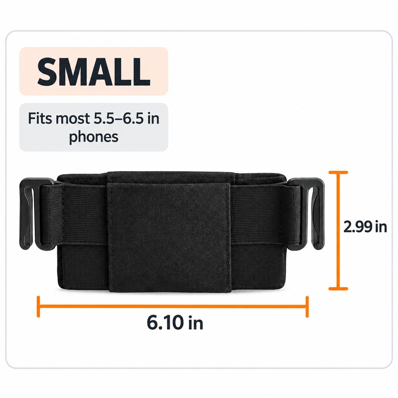 Outdoor Running Mini Invisible Waist Pack Fitted Stretch Pocket Invisible