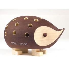 KOH-I-NOOR Small Hedgehog Pencil Holder - Brown