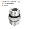 PATIKIL G1/2 x G1/2 Male Threaded Pipe Adapter Fitting Hex
