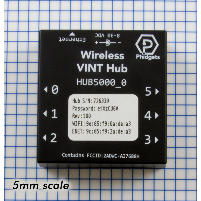 Phidgets HUB5000_0 - Wireless Vint Hub