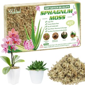 Halatool 6OZ Natural Sphagnum Moss for Plants 4 QT Premium Peat Moss Dried Long Fiber Orchid Moss for Orchid Repotting Carnivorous Succulents Garden Flowers Crafts Terrarium and Reptiles