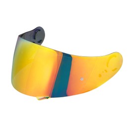 JQF Gear GT Air Visor Repalcement for GT Air 2, Outer Face Helmet Shield Compatible with CNS-1/Neotec/TC-5/TC-9 Accessories (Chrome Red)