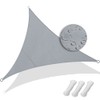 VOUNOT 3x3x3m Sun Shade Sail, Waterproof Outdoor Garden Sails Triangle