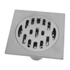 Square Shower Drain Kit 4.3in Stainless Steel Anti Clogging Odor