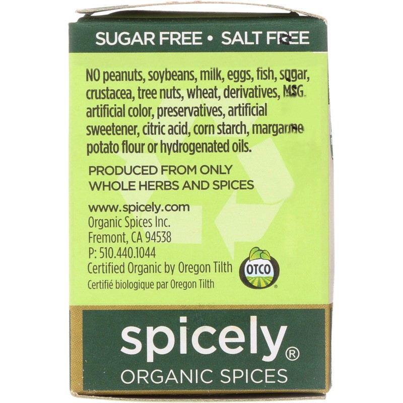 Spicely, Curry Powder Organic, 0.45 Ounce