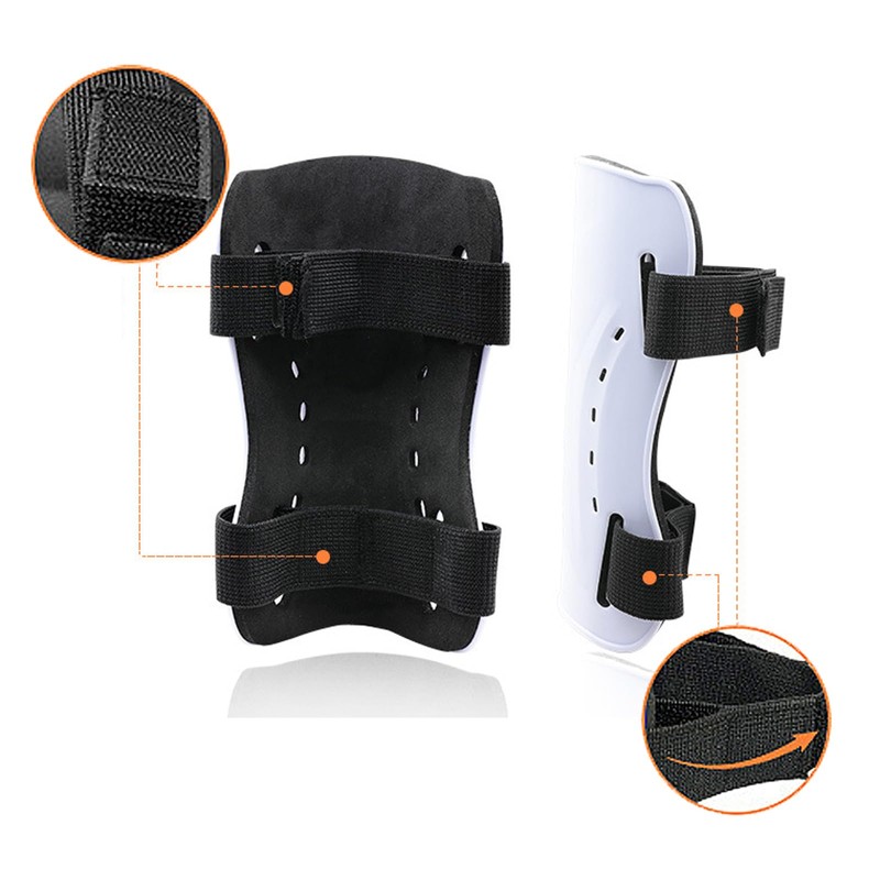TRADERPLUS Soccer Shin Guards with Breathable EVA Cushion, Adjustable Stra