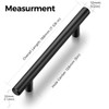 Ravinte 15 Pack Kitchen Cupboard Handles Black Cupboard Handles 128mm