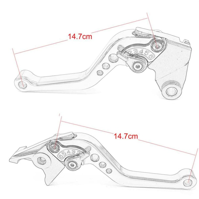 MTCRIGHTER Compatible with Triumph Daytona 660 2024 Short Brake Lever
