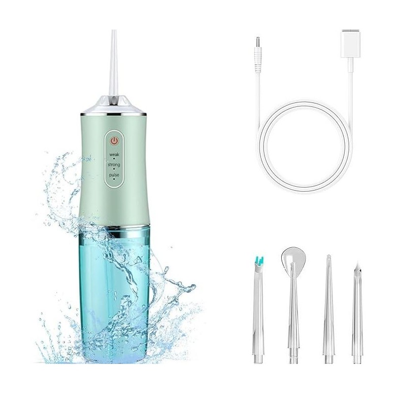 4-Pack Electric Water Flosser with Smart Chip, Portable Oral Irrigator