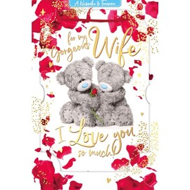 3D Holographic Keepsake Wife Me to You Valentine's Day Card