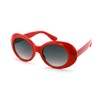 V.W.E. Vintage Sunglasses UV400 Bold Retro Oval Mod Thick Frame