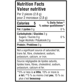 Excel Polar Ice Flavored Sugar Free Chewing Gum 83g Each - 4 Packs Total -