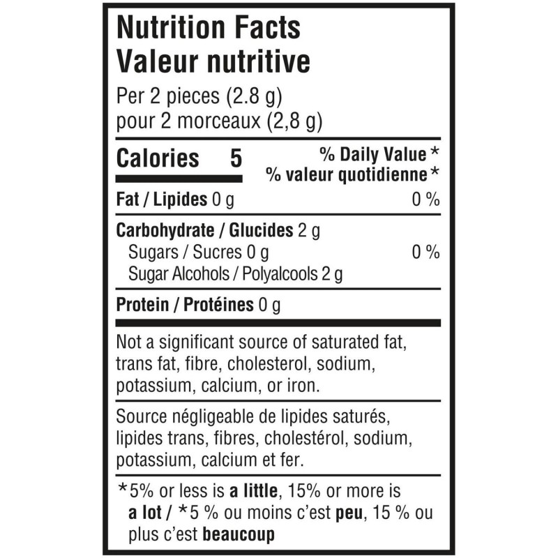 Excel Polar Ice Flavored Sugar Free Chewing Gum 83g Each